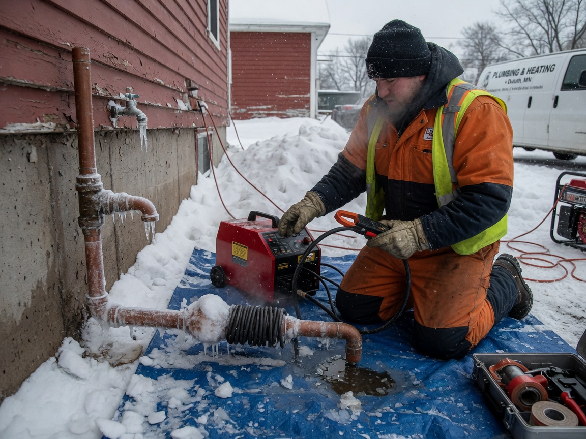 Frozen Pipe Thawing in Duluth, MN