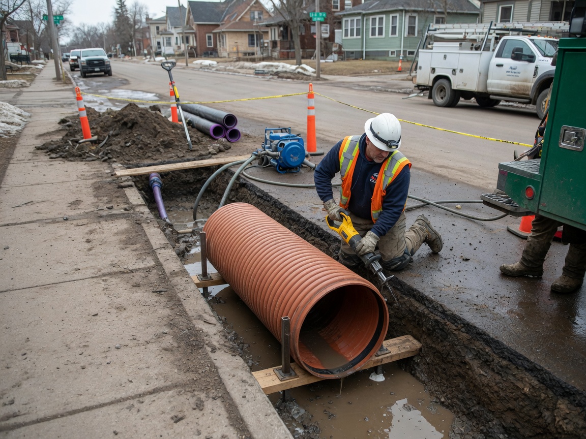 Sewer Line Repair in Duluth, MN